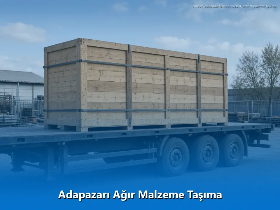 Adapazarı Ağır Malzeme Taşıma