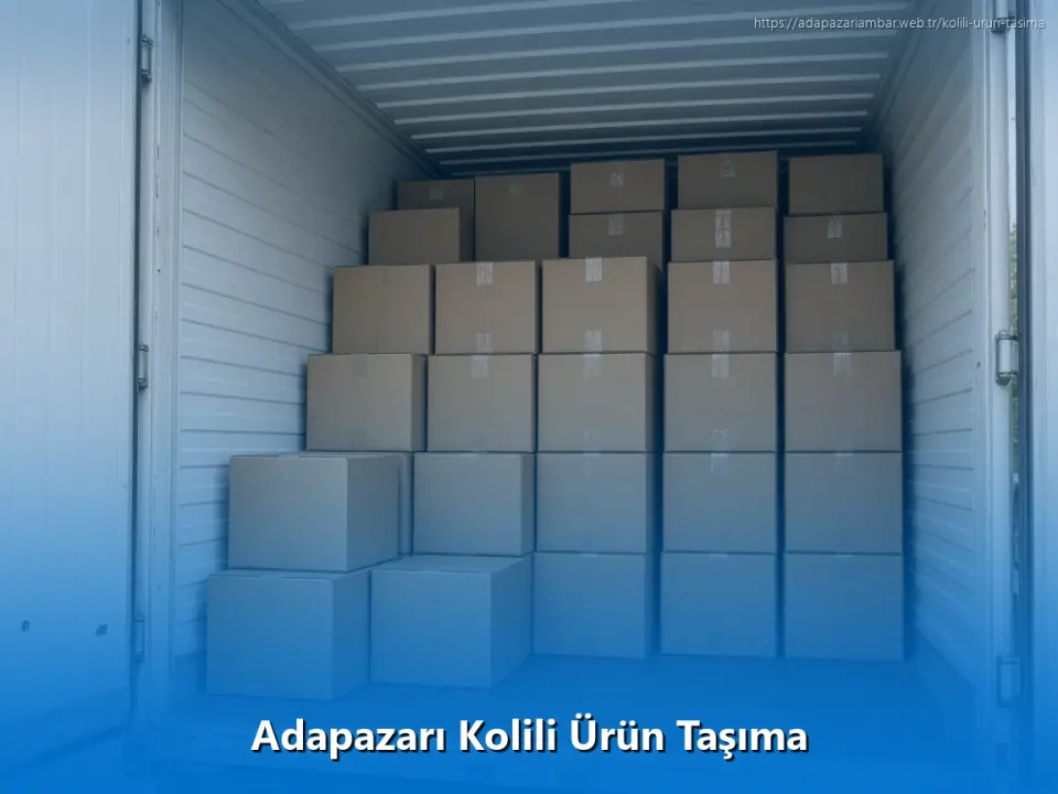 Adapazarı Kolili Ürün Taşıma