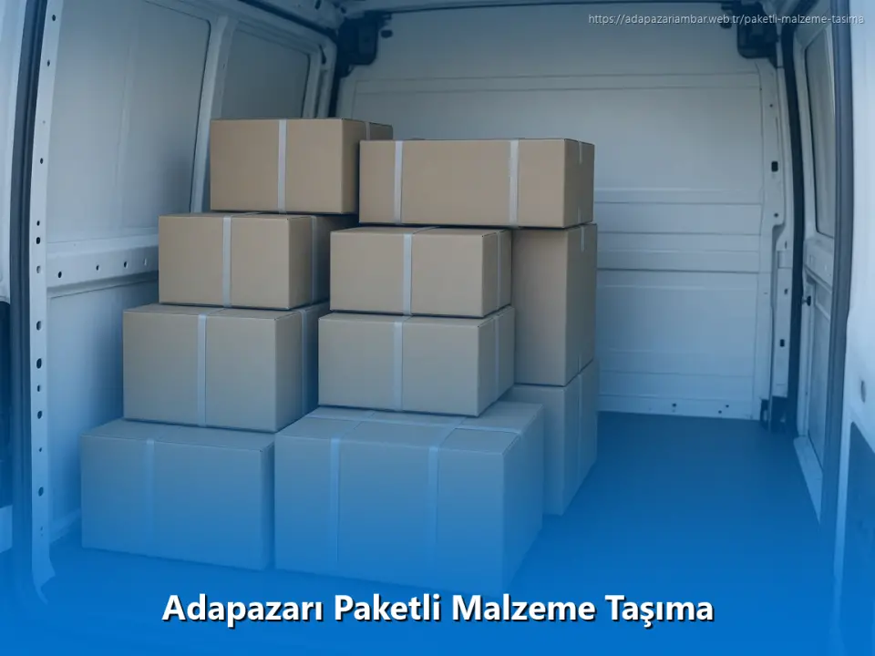 Adapazarı Paketli Malzeme Taşıma